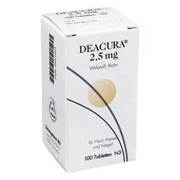 Abbildung: Deacura 2,5 mg Tabletten Tabletten, 100 St PZN 00451501