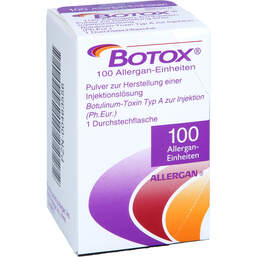 Abbildung: Botox 100 E Trockensubstanz ohne Lösungsmittel 1 St, Pulver zur Herstellung einer Injektionslösung PZN 00463556