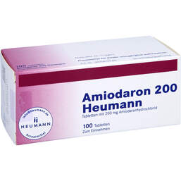 Abbildung: Amiodaron 200 Heumann Tabletten 100 St, Tabletten PZN 00475884