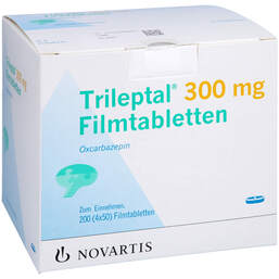 Abbildung: Trileptal 300 mg Filmtablett 200 St, Filmtabletten PZN 00477050