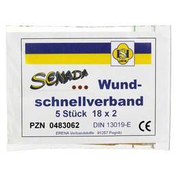 Abbildung: Senada Wundschnellverband 2x18 cm 5 St PZN 00483062