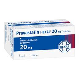 Abbildung: Pravastatin Hexal 20 mg Tabletten 20 St, Tabletten PZN 00483843