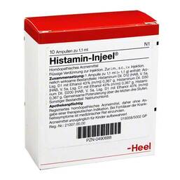 Abbildung: Histamin Injeel Ampullen Ampullen, 10 St PZN 00490688