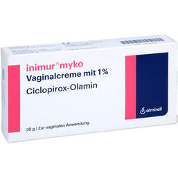 Abbildung: Inimur Myko Vaginalcreme mit 1% Ciclop.Olamin 35 g, Vaginalcreme PZN 00520024