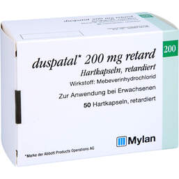 Abbildung: Duspatal 200 mg retard Kapseln 50 St, Retard-Kapseln PZN 00523264