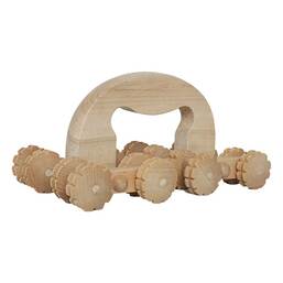 Abbildung: Massageroller Holz mit Bügel + 8 Achsen 1 St PZN 00541173