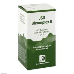 Abbildung: JSO Bicomplex Heilmittel Nr. 6 Tabletten, 150 St PZN 00544875