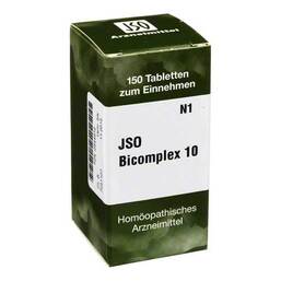Abbildung: JSO Bicomplex Heilmittel Nr. 10 Tabletten, 150 St PZN 00544912