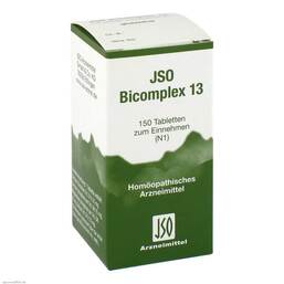 Abbildung: JSO Bicomplex Heilmittel Nr. 13 Tabletten, 150 St PZN 00544941