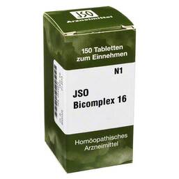 Abbildung: JSO Bicomplex Heilmittel Nr. 16 Tabletten, 150 St PZN 00544970