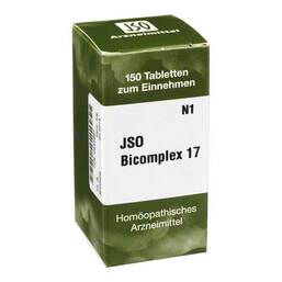 Abbildung: JSO Bicomplex Heilmittel Nr. 17 Tabletten, 150 St PZN 00544987