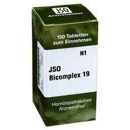 Abbildung: JSO Bicomplex Heilmittel Nr. 19 Tabletten, 150 St PZN 00545001