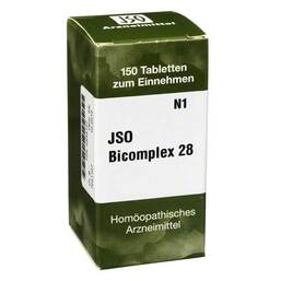 Abbildung: JSO Bicomplex Heilmittel Nr. 28 Tabletten, 150 St PZN 00545107