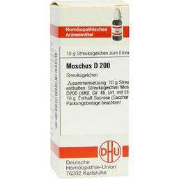 Abbildung: DHU Moschus D 200 Globuli Globuli, 10 g PZN 00546006