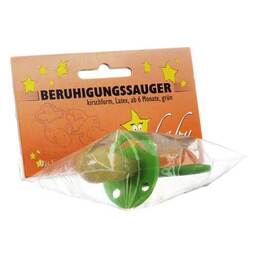 Abbildung: Beruhigungssauger Kirschform Latex ab 6 M.grün 1 St PZN 00547980