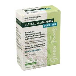 Abbildung: Afa Alge 400 mg blaugrün Tabletten Tabletten, 60 St PZN 00548844