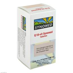 Abbildung: Q10 Vit Synomed Tabletten 70 St, Tabletten PZN 00550551