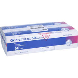 Abbildung: Cicloral 50 mg Kapseln 2X50 St, Weichkapseln PZN 00550634
