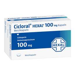 Abbildung: Cicloral 100 mg Kapseln 50 St, Weichkapseln PZN 00550663