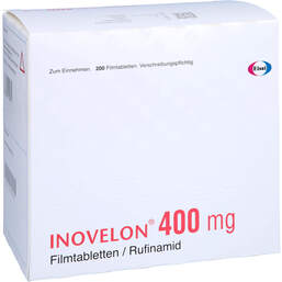 Abbildung: Inovelon 400 mg Filmtabletten 200 St, Filmtabletten PZN 00553087