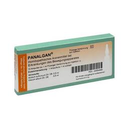 Abbildung: Panalgan Ampullen Ampullen, 10 St PZN 00554589