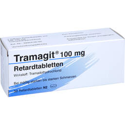 Abbildung: Tramagit 100 mg Retardtabletten 50 St, Retard-Tabletten PZN 00568657