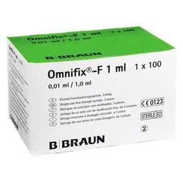 Abbildung: Omnifix F solo Spritzen Spritzen, 100X1 ml PZN 00569881