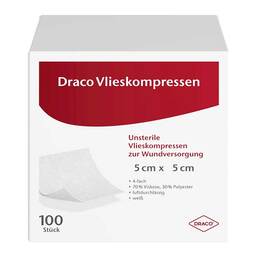 Abbildung: Vliesstoff-Kompressen 5x5 cm unsteril 100 St, Kompressen PZN 00571398