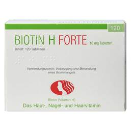 Abbildung: Biotin H forte Tabletten 120 St, Tabletten PZN 00573345