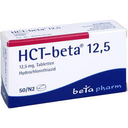 Abbildung: HCT Beta 12,5 Tabletten 50 St, Tabletten PZN 00580316