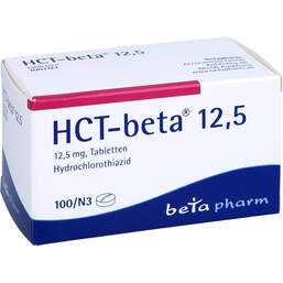 Abbildung: HCT Beta 12,5 Tabletten 100 St, Tabletten PZN 00580322