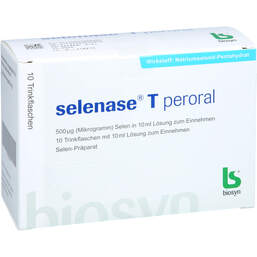 Abbildung: Selenase T peroral Lösung zum Einnehmen 10X10 ml, Lösung zum Einnehmen PZN 00593690