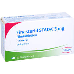 Abbildung: Finasterid STADA 5 mg Filmtabletten 50 St, Filmtabletten PZN 00605223