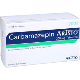 Abbildung: Carbamazepin Aristo 200 mg Tabletten 200 St, Tabletten PZN 00605252