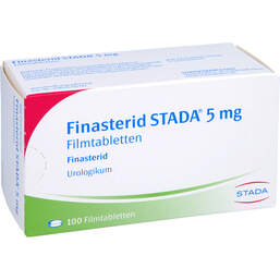 Abbildung: Finasterid STADA 5 mg Filmtabletten 100 St, Filmtabletten PZN 00629784