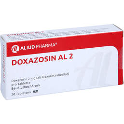 Abbildung: Doxazosin AL 2 Tabletten 20 St, Tabletten PZN 00629896