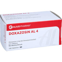 Abbildung: Doxazosin AL 4 Tabletten 100 St, Tabletten PZN 00629927