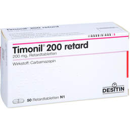 Abbildung: Timonil 200 retard Tabletten 50 St, Retard-Tabletten PZN 00630586