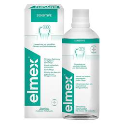Abbildung: Elmex Sensitive Zahnspülung Lösung, 400 ml PZN 00631999
