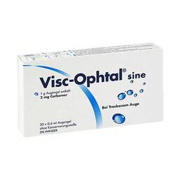 Abbildung: Visc Ophtal sine Augengel Augengel, 30X0.6 ml PZN 00646386