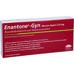 Abbildung: Enantone Gyn Monatsdepot Zweikammerspritze 1 St, Retardmikrokapseln und Suspensionsmittel PZN 00647345