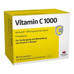 Abbildung: Vitamin C 1000 Filmtabletten Filmtabletten, 50 St PZN 00652211