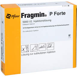 Abbildung: Fragmin P Forte Injektionslösung in einer Fertigspritze 10 St, Injektionslösung PZN 00657220