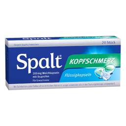 Abbildung: Spalt® KOPFSCHMERZ Weichkapseln Weichkapseln, 20 St PZN 00659940