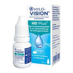 Abbildung: Hylo-Vision HD Plus Augentropfen Augentropfen, 15 ml PZN 00660469