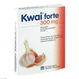 Abbildung: Kwai forte 300 mg überzogene Tabletten Überzogene Tabletten, 60 St PZN 00661575