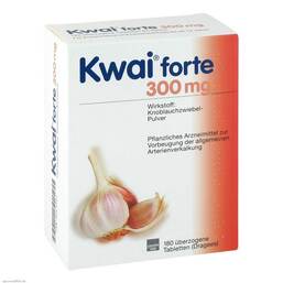 Abbildung: Kwai forte 300 mg überzogene Tabletten Überzogene Tabletten, 180 St PZN 00661581