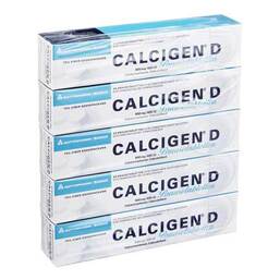 Abbildung: Calcigen D 600 mg / 400 I.E. Brausetabletten 100 St, Brausetabletten PZN 00662184