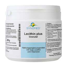 Abbildung: Lecithin Plus Synomed Granul 200 g, Granulat PZN 00664898