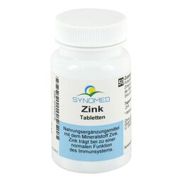 Abbildung: Zink Synomed Tabletten 50 St, Tabletten PZN 00665076